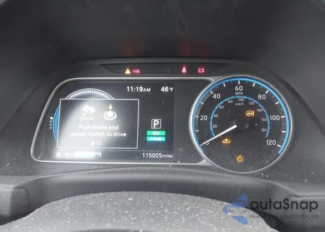 2019 Nissan Leaf Sv Plus z USA, uszkodzony, nr VIN 1N4BZ1CP6KC317950